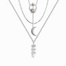 Awe Inspired Necklaces Sterling Silver Cosmic Euphoria Necklace Set