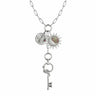 Awe Inspired Necklaces Sterling Silver Dark Goddess Charm Lariat