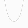 Awe Inspired Necklaces Sterling Silver Delicate Paperclip Chain