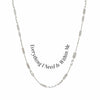 Awe Inspired Necklaces Sterling Silver / Everything I Need Is Within Me Affirmation Necklace