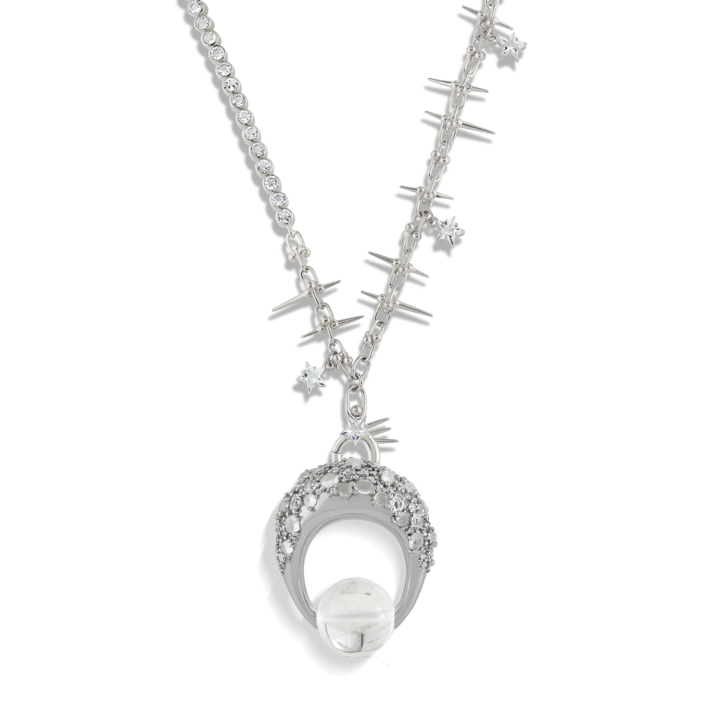 Awe Inspired Necklaces Sterling Silver Gua Sha Nova Necklace