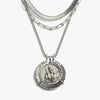 Awe Inspired Necklaces Sterling Silver Hunter's Moon Halo Necklace Set