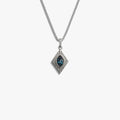 Awe Inspired Necklaces Sterling Silver / Indigo London Topaz / 16"-18" Aura Necklace