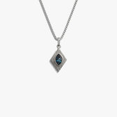 Awe Inspired Necklaces Sterling Silver / Indigo London Topaz / 16"-18" Aura Necklace