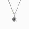 Awe Inspired Necklaces Sterling Silver / Indigo London Topaz / 16"-18" Aura Necklace