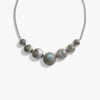 Awe Inspired Necklaces Sterling Silver Labradorite Moon Phase Statement Necklace
