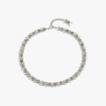 Awe Inspired Necklaces Sterling Silver / Labradorite Triple Moon Tennis Necklace