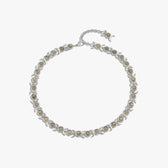 Awe Inspired Necklaces Sterling Silver / Labradorite Triple Moon Tennis Necklace