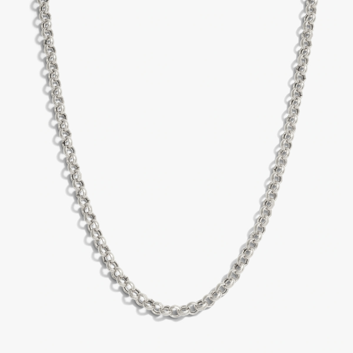 Awe Inspired Necklaces Sterling Silver Long Rolo Chain
