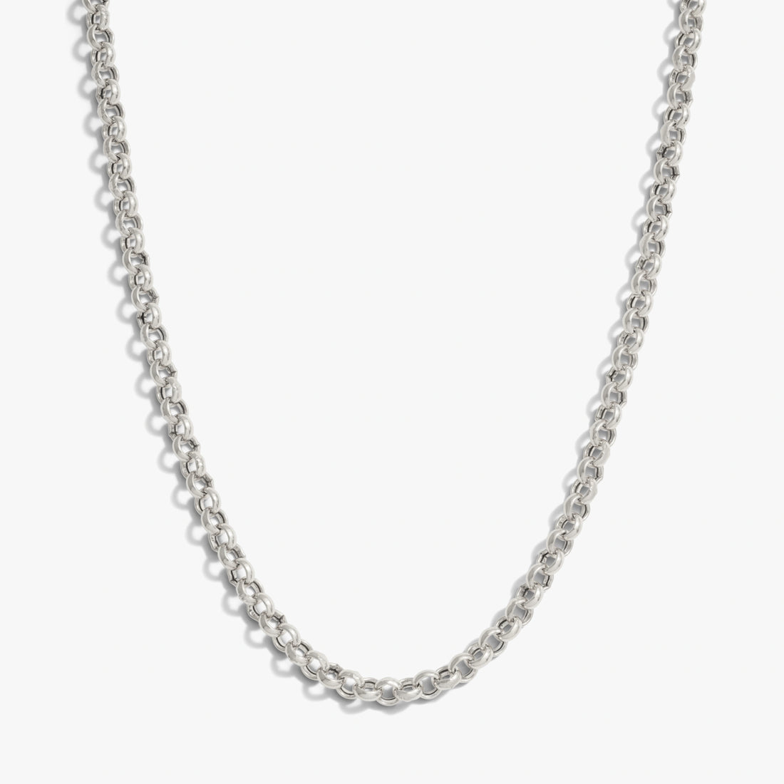 Awe Inspired Necklaces Sterling Silver Long Rolo Chain