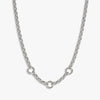 Awe Inspired Necklaces Sterling Silver Long Triple Charm Collector Necklace