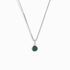 Awe Inspired Necklaces Sterling Silver / Malachite Gemstone Necklace