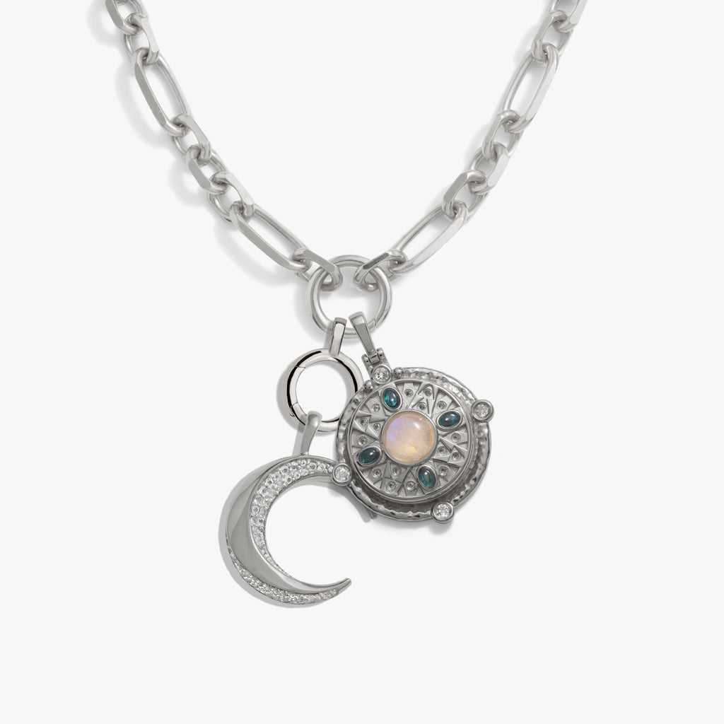 Awe Inspired Necklaces Sterling Silver Manifestation Statement Necklace