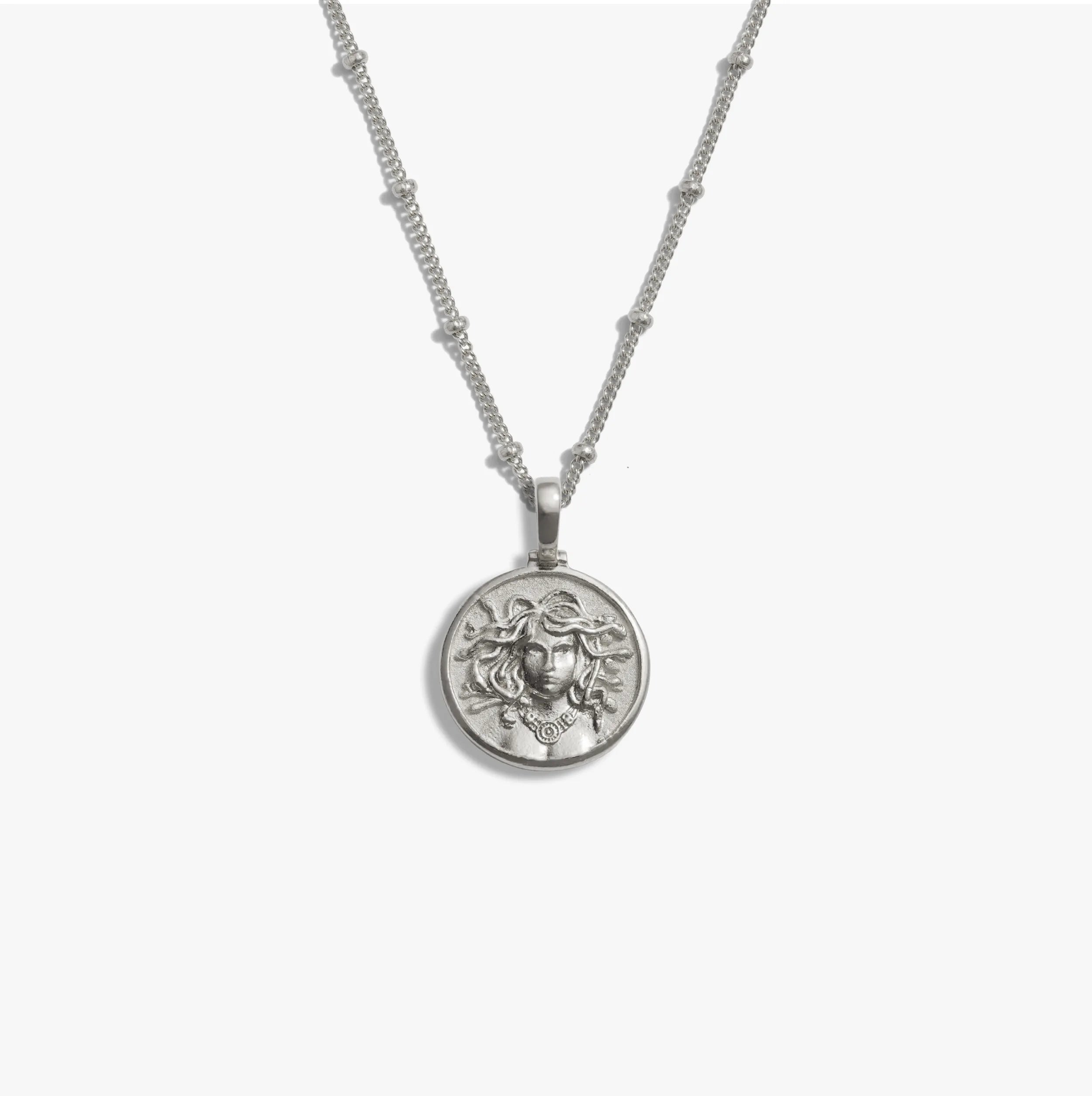 Awe Inspired Necklaces Sterling Silver / Medusa Mini Goddess Necklace