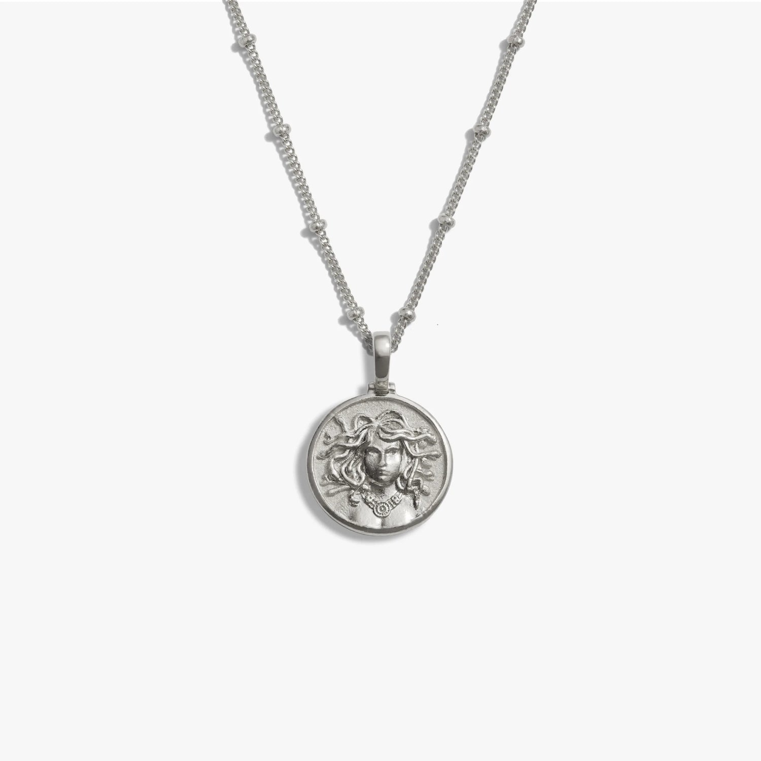 Awe Inspired Necklaces Sterling Silver / Medusa Mini Goddess Necklace