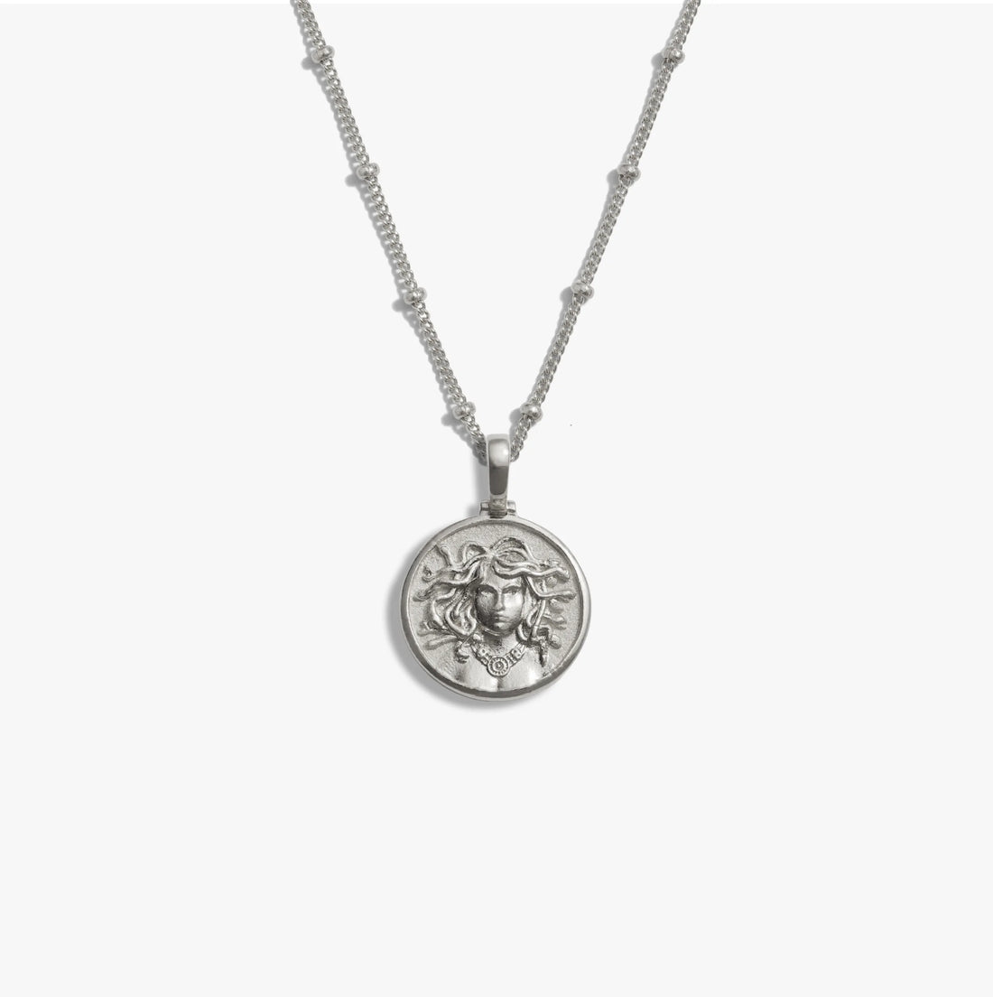 Awe Inspired Necklaces Sterling Silver / Medusa Mini Goddess Necklace