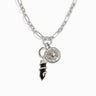 Awe Inspired Necklaces Sterling Silver Medusa Statement Single Charm Necklace