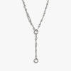 Awe Inspired Necklaces Sterling Silver Molten Charm Collector Lariat