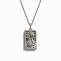 Awe Inspired Necklaces Sterling Silver / Moon / 16-18" Cuban Chain Men's Tarot Necklace