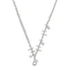 Awe Inspired Necklaces Sterling Silver Necklace - CS - Long Chain Mixed Link