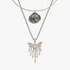 Awe Inspired Necklaces Sterling Silver Omega Isis and Phoenix Layered Set