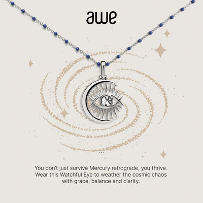 Awe Inspired Necklaces Sterling Silver Retrograde Card Gift Set