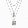 Awe Inspired Necklaces Sterling Silver Seek Enlightenment Necklace Set