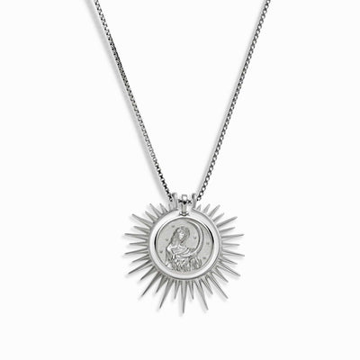 Awe Inspired Necklaces Sterling Silver Selene's Cosmic Rays Necklace Set