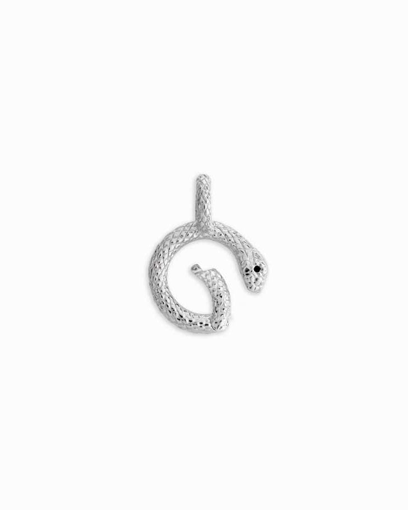 Awe Inspired Necklaces Sterling Silver Snake Charm Link