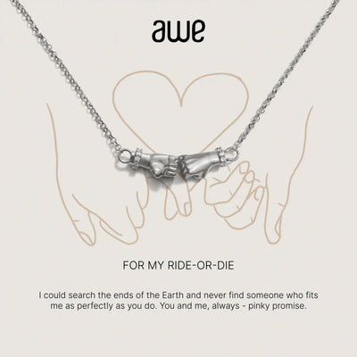 Awe Inspired Necklaces Sterling Silver Soulmate Card Gift Set