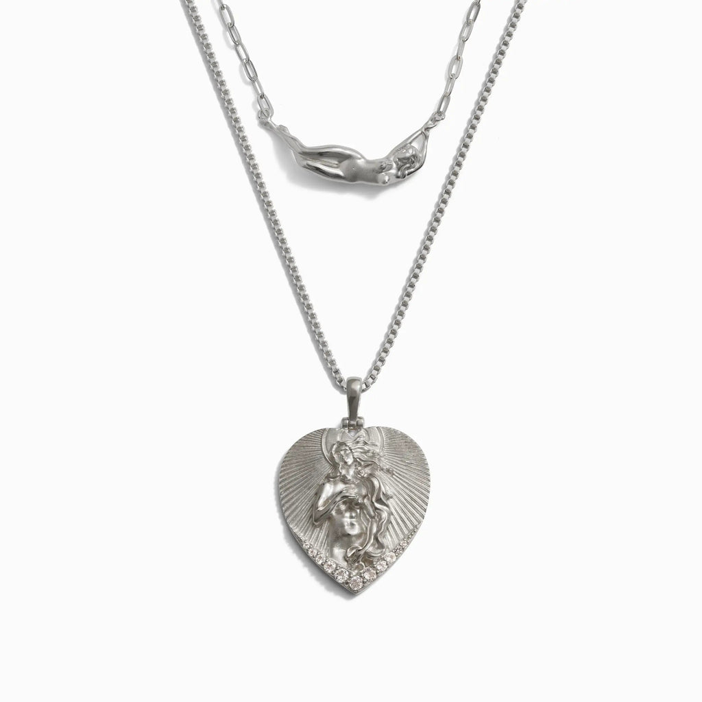 Awe Inspired Necklaces Sterling Silver Special Edition Aphrodite and Divine Feminine Necklace