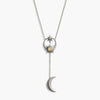 Awe Inspired Necklaces Sterling Silver Sun, Moon & Stars Lariat Necklace