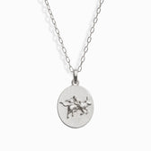 Awe Inspired Necklaces Sterling Silver / Taurus / 16" - 18" Zodiac Goddess Pendant + Mini Paperclip Chain