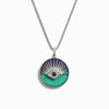 Awe Inspired Necklaces Sterling Silver Third Eye Coin Necklace
