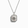 Awe Inspired Necklaces Sterling Silver Third Eye Locket Necklace