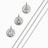 Awe Inspired Necklaces Sterling Silver Triple Moon Goddess Gift Set