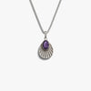 Awe Inspired Necklaces Sterling Silver / Violet Amethyst / 16"-18" Aura Necklace