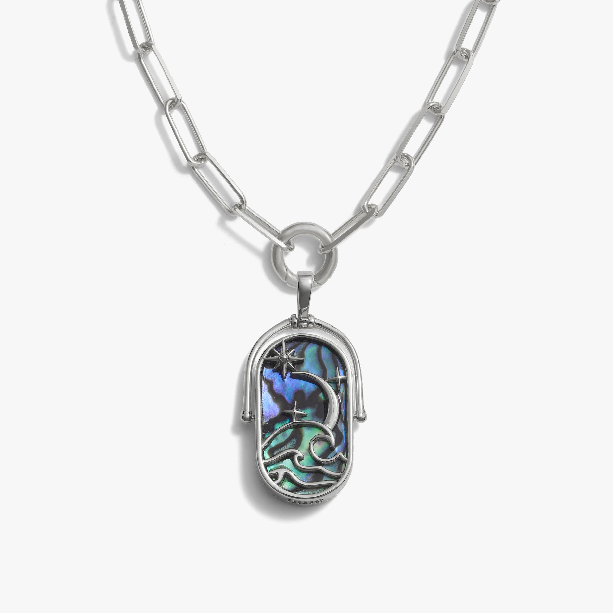 Awe Inspired Necklaces Sterling Silver / Water Element Single Charm Necklace