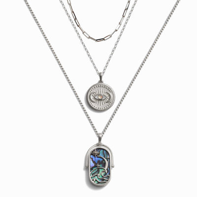 Awe Inspired Necklaces Sterling Silver / Water Elemental Magic Set