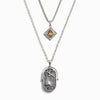 Awe Inspired Necklaces Sterling Silver / Yellow Citrine / Air Elemental Aura Necklace Set