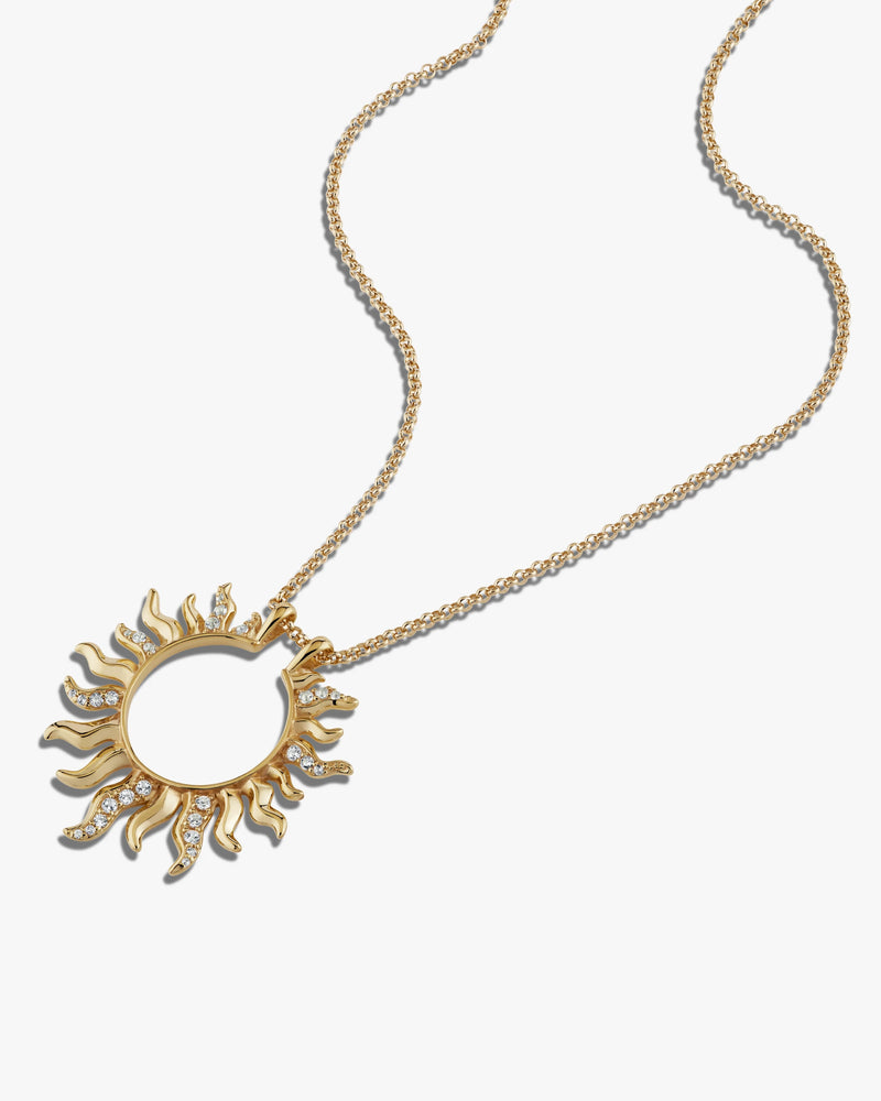 Awe Inspired Necklaces Sun Halo Necklace