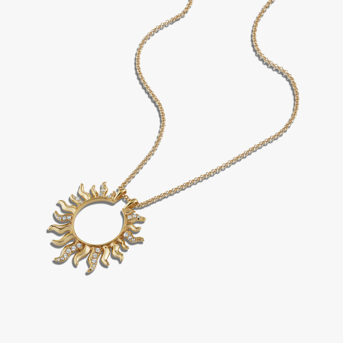 Awe Inspired Necklaces Sun Halo Necklace