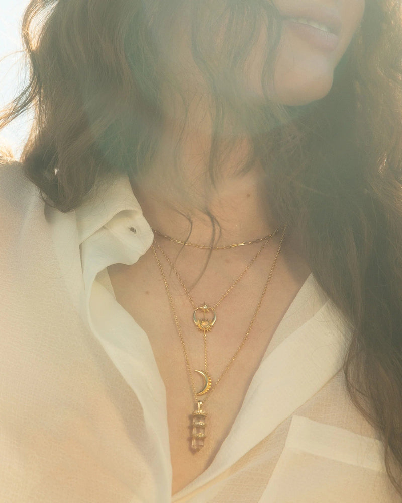 Awe Inspired Necklaces Sun, Moon & Stars Lariat Necklace