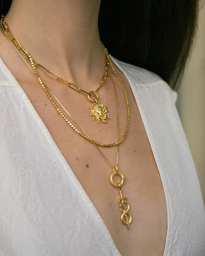 Awe Inspired Necklaces Sword & Serpent Necklace