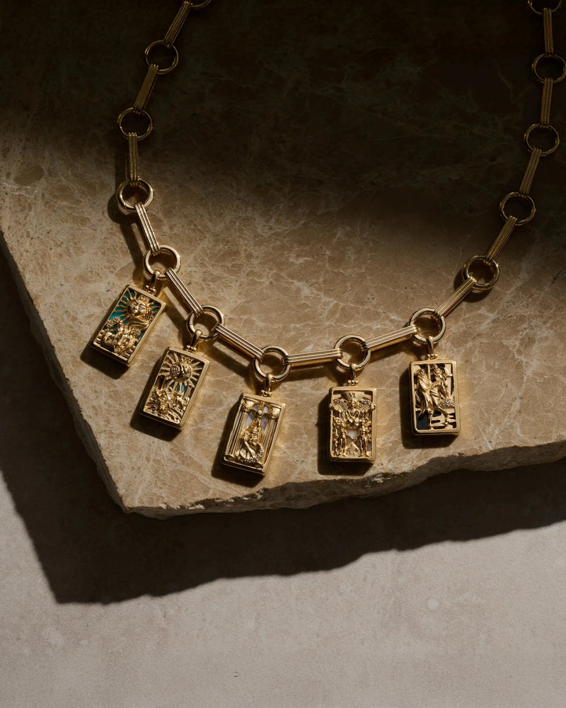 Awe Inspired Necklaces Tarot Bar Charm Necklace