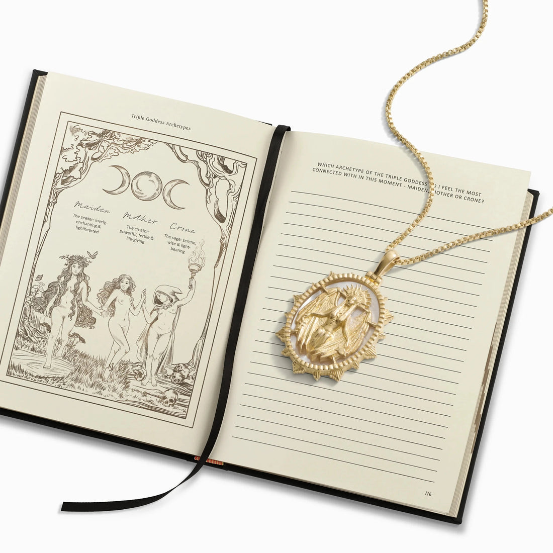 Awe Inspired Necklaces The Goddess Journal + Necklace Set