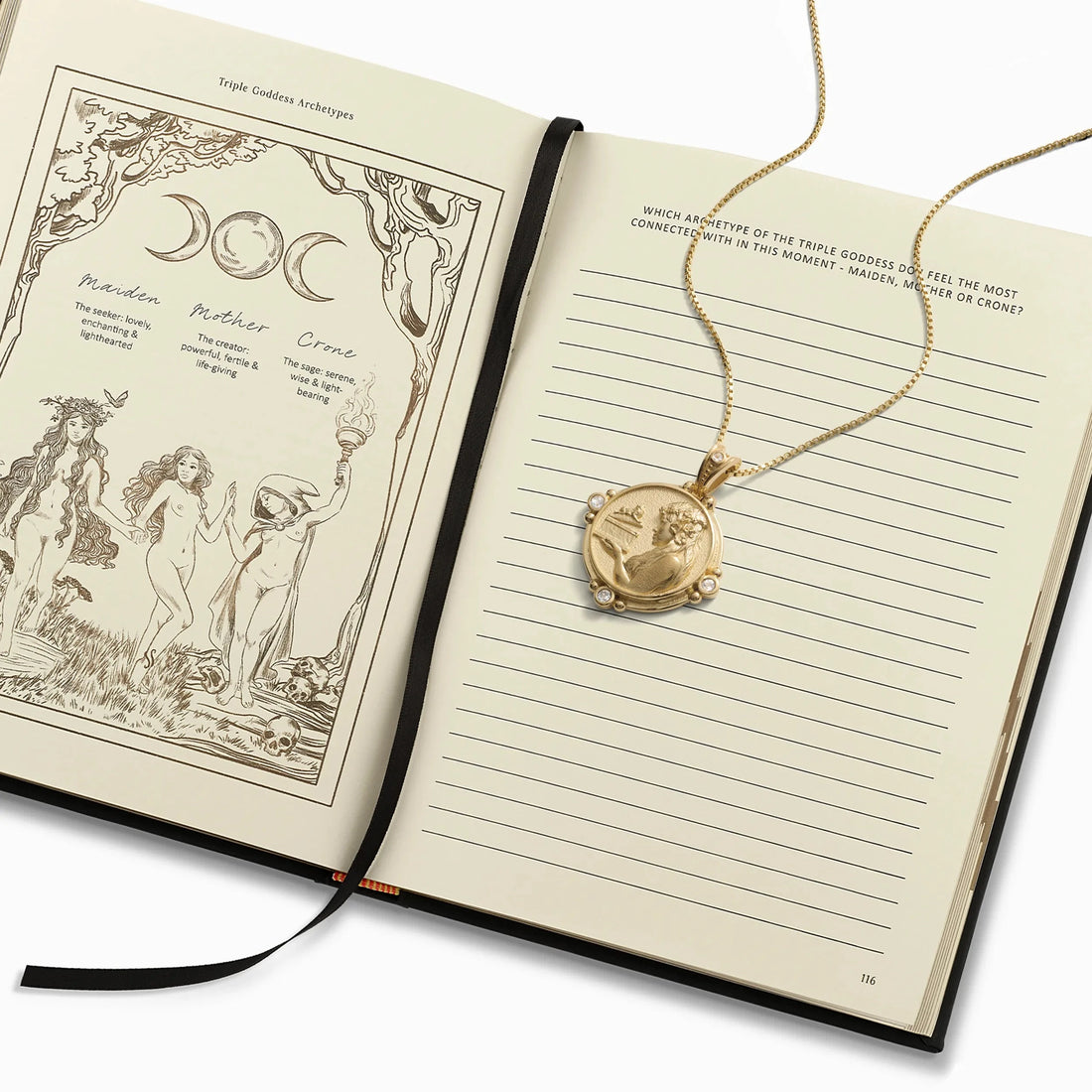 Awe Inspired Necklaces The Goddess Journal + Necklace Set