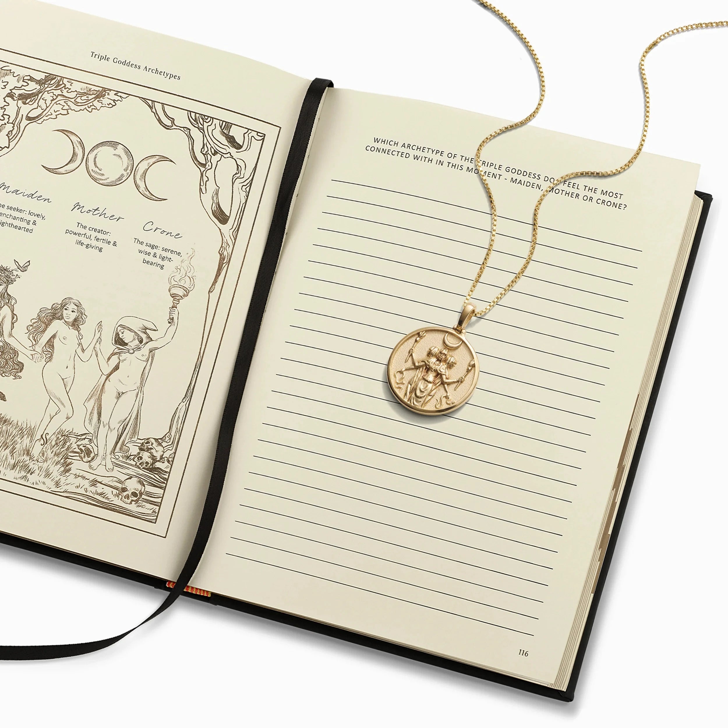 Awe Inspired Necklaces The Goddess Journal + Necklace Set