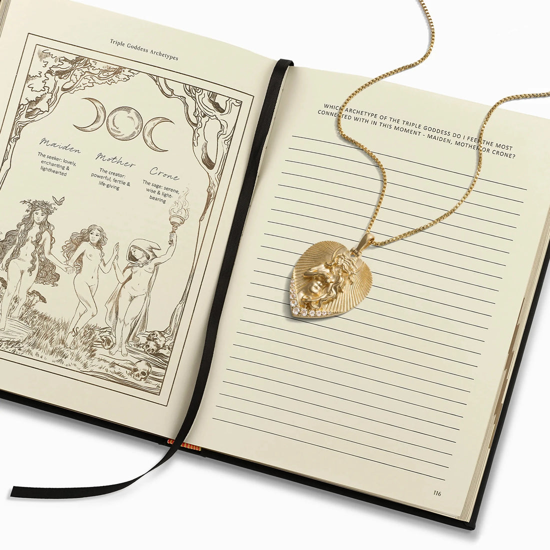 Awe Inspired Necklaces The Goddess Journal + Necklace Set