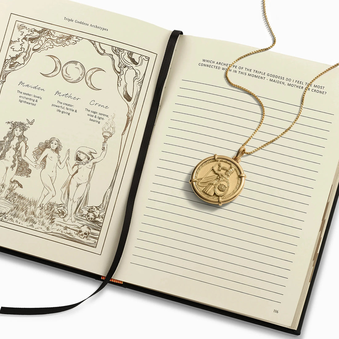 Awe Inspired Necklaces The Goddess Journal + Necklace Set